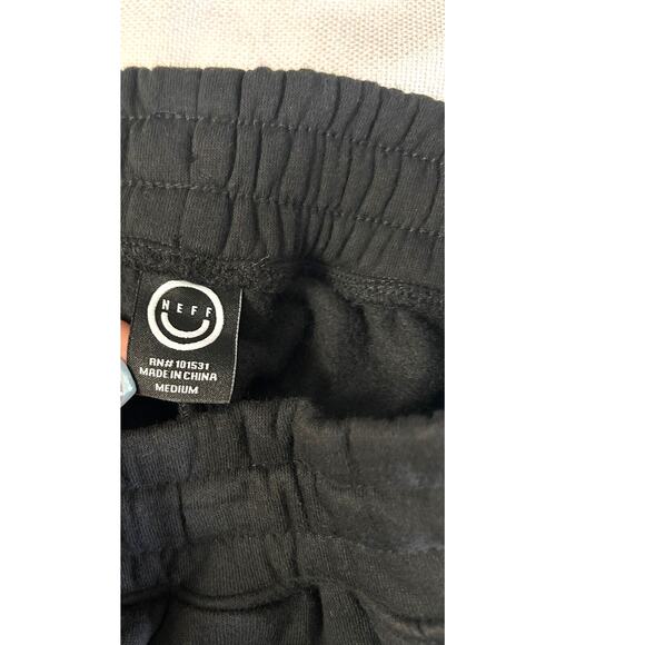 Mens Classic Y2k Neff Weird Times Sweatpants Jogger - Black, Medium NWT - Picture 8 of 11